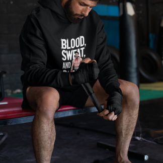 Blood Sweat And Glory Boxing Hoodie - Product Image