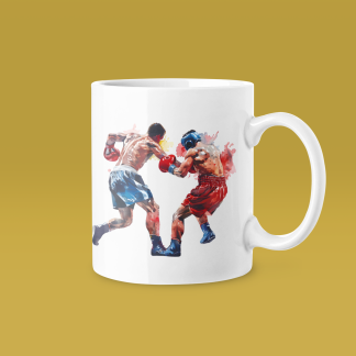 Blue vs Red Fighter Bout Mug