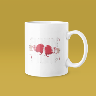 Boxer Blue Stance Ready Mug