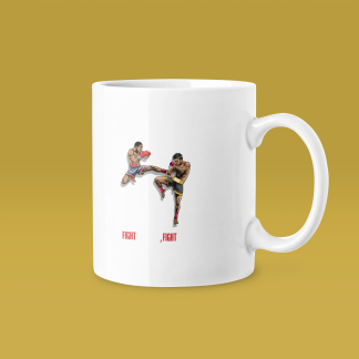 Boxer Illustration Sketch Art Mug
