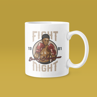 Boxer In Ring Spotlight Mug