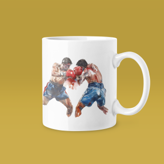 Boxers Red Blue Clash Mug