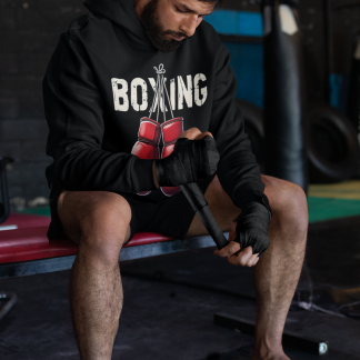 Boxing Crown Gloves Hoodie - Product Image