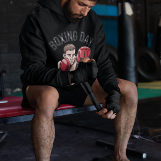 Boxing Day Cartoon Hoodie - Product Image