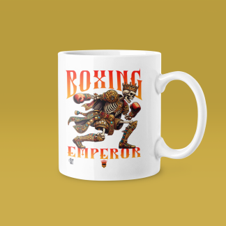 Boxing Emperor Skeleton King Of Boxers Sport Mug