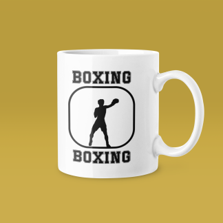 Boxing Framed Boxer Silhouette Mug