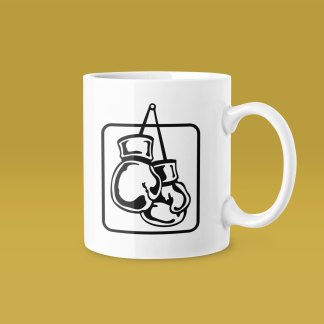Boxing Gloves Rounded Square Icon Mug