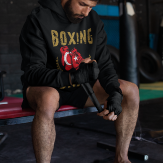 Boxing Gold Gloves Hoodie - Product Image
