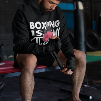 Boxing Is My Therapy Hoodie - Product Image