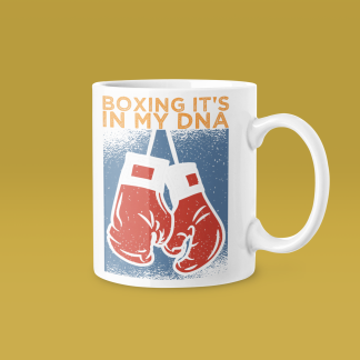 Boxing Its In My DNA Italian Mug