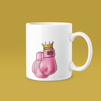 Bright as a Button Boxing Mug