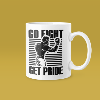 Boxing Red Gloves Heart Mug