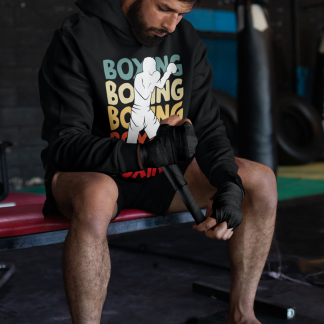 Boxing Retro Triple Hoodie - Product Image