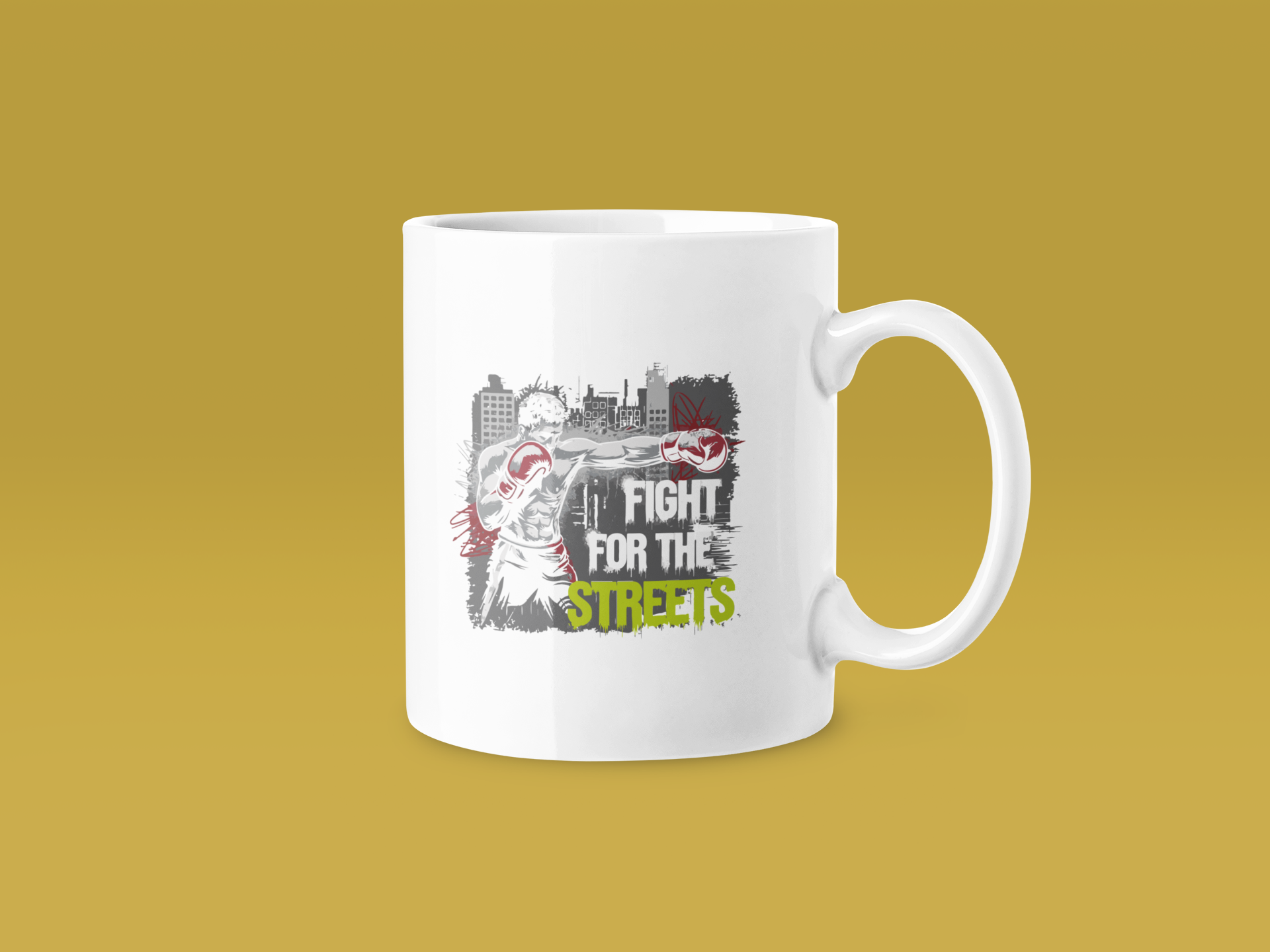 Boxing Ring Overhead Mug