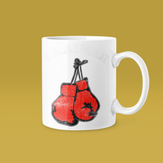 Boxing Trainer Red Gloves Mug