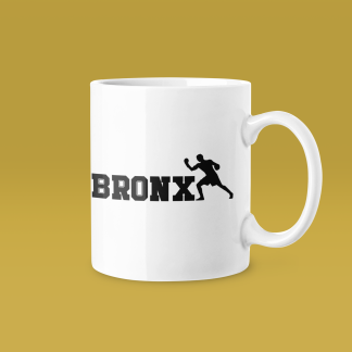 Bronx Boxer Silhouette Varsity Mug