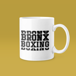 Bronx Boxing Layered Echo Typography Mug