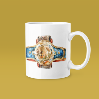 Bronze Championship Belt Mug