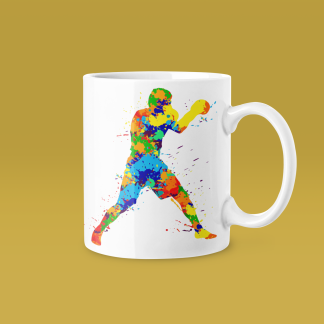 Colourful Training Boxing Mug