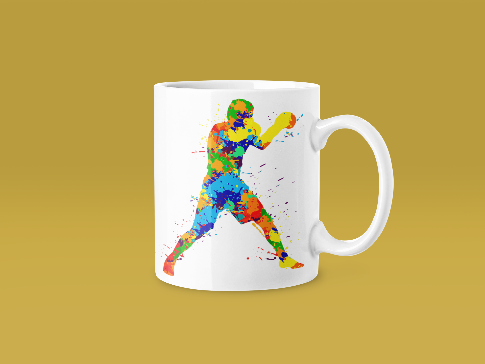 Colourful Training Boxing Mug