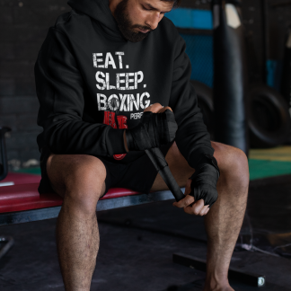 Eat Sleep Boxing Repeat Hoodie - Product Image