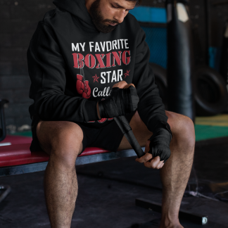 Favorite Boxing Star Calls Me Mom Hoodie - Product Image