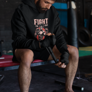Fight For Your Heart Boxing Hoodie - Product Image