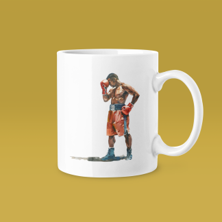 Fighter Orange Shorts Jab Mug