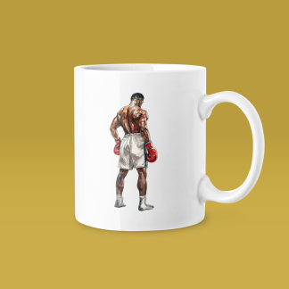 Powerful Jab Black Boxing Mug