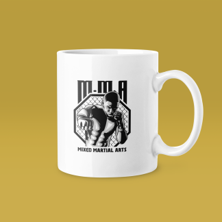 Fighter Seated Contemplating Mug