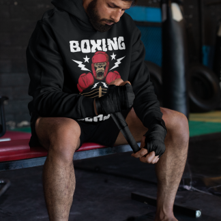 Gorilla Boxing Lightning Hoodie - Product Image