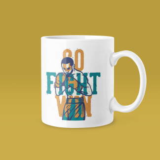 Green Gloves Crossed Mug