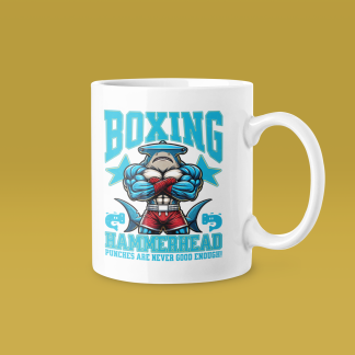 Hammerhead Shark Boxing Fighter Sea Martial Arts Mug