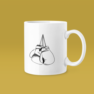 Hanging Gloves Boxing Mug