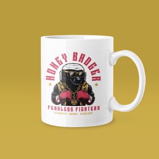 Honey badger boxing Mug
