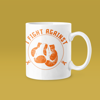 I Fight Against Leukemia Boxing Mug