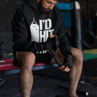 I'd Hit It Punching Bag Boxing Hoodie - Product Image