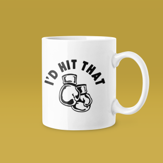 I'd Hit That Arched Gloves Funny Mug