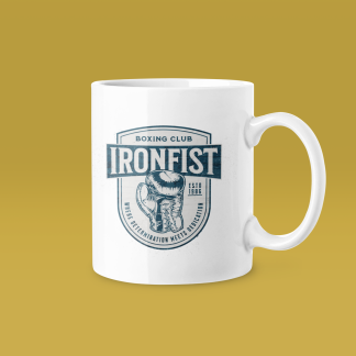 Iron Fist Boxing Club Emblem Mug