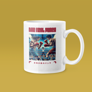 Japanese Anime Boxing Real Punch Mug