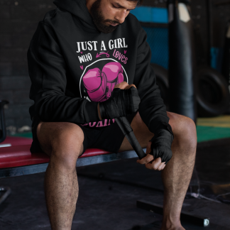 Just A Girl Who Loves Boxing Hoodie - Product Image