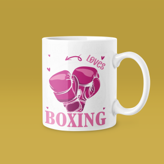 Just A Girl Who Loves Boxing Mug