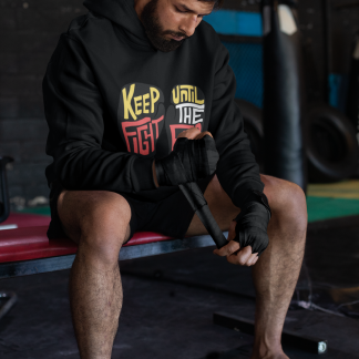 Keep Until The Fight Boxing Hoodie - Product Image