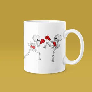 King Of The Ring Skeleton Mug
