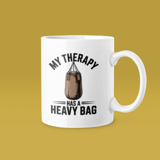 My Therapy Has A Heavy Bag Mug