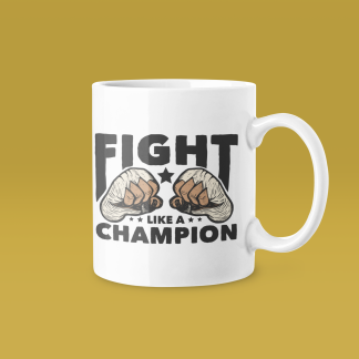 Red Black Headgear Straps Mug