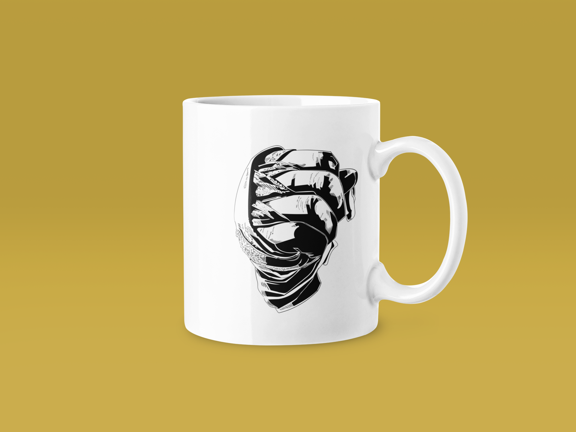 Red Blue Gloves Gym Bag Mug