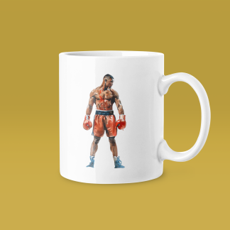 Red Punching Bag Hanging Mug