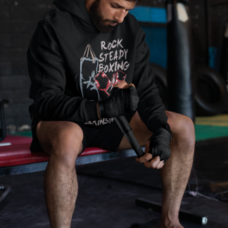 Rock Steady Boxing Art Hoodie - Product Image