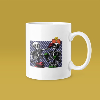 Skeleton boxing therapy Mug